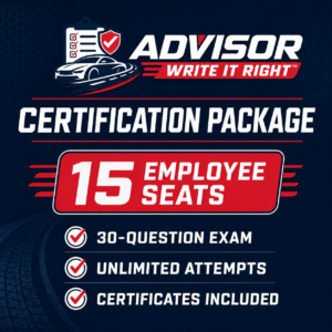 Write It Right Certification Package — 15 Employee Seats